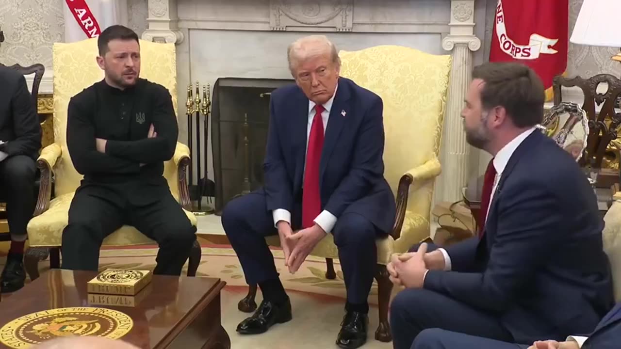 Trump, Vance & Zelenskyy Meeting