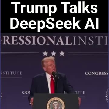 Trump Talks DeepSeek AI