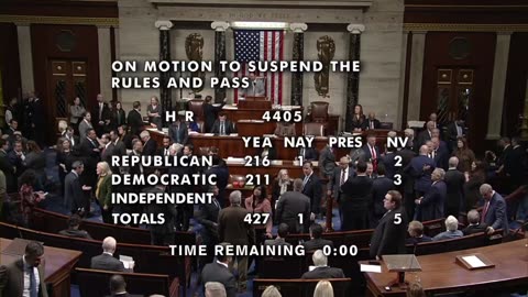 The House PASSES legislation forcing release of the Epstein files