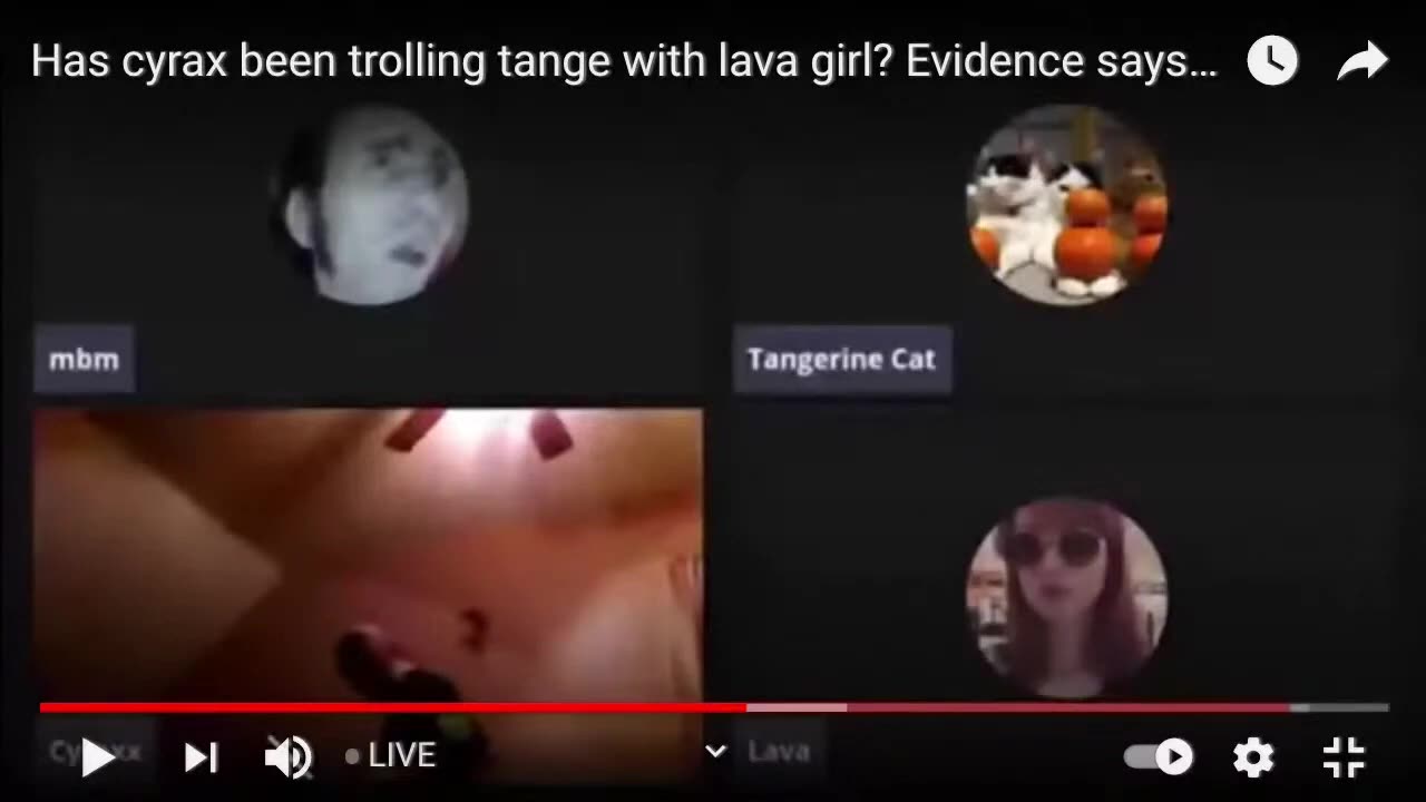 Has cyrax been trolling tange with lava girl Evidence says YES!!! [Music Biz Marty archive]