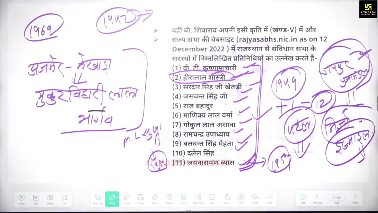 14 (भारतीय संविधान एवं राजव्यवस्था - महेंद्र सिंह सर ) Part-6 संविधान सभा 14-March