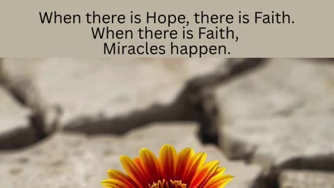 Faith Unlocks Miracles