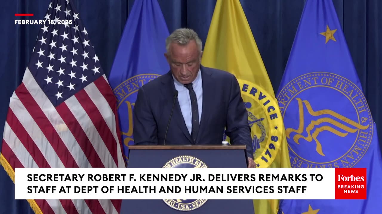 RFK Jr's introductory speech to HHS employees