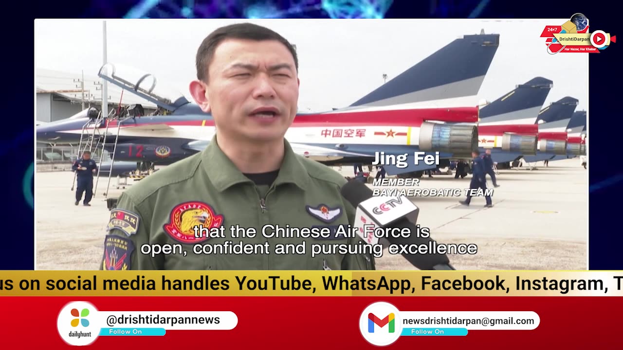 Chinese Aerobatic Team Wins Acclaim for Stunning Performance in Thailand