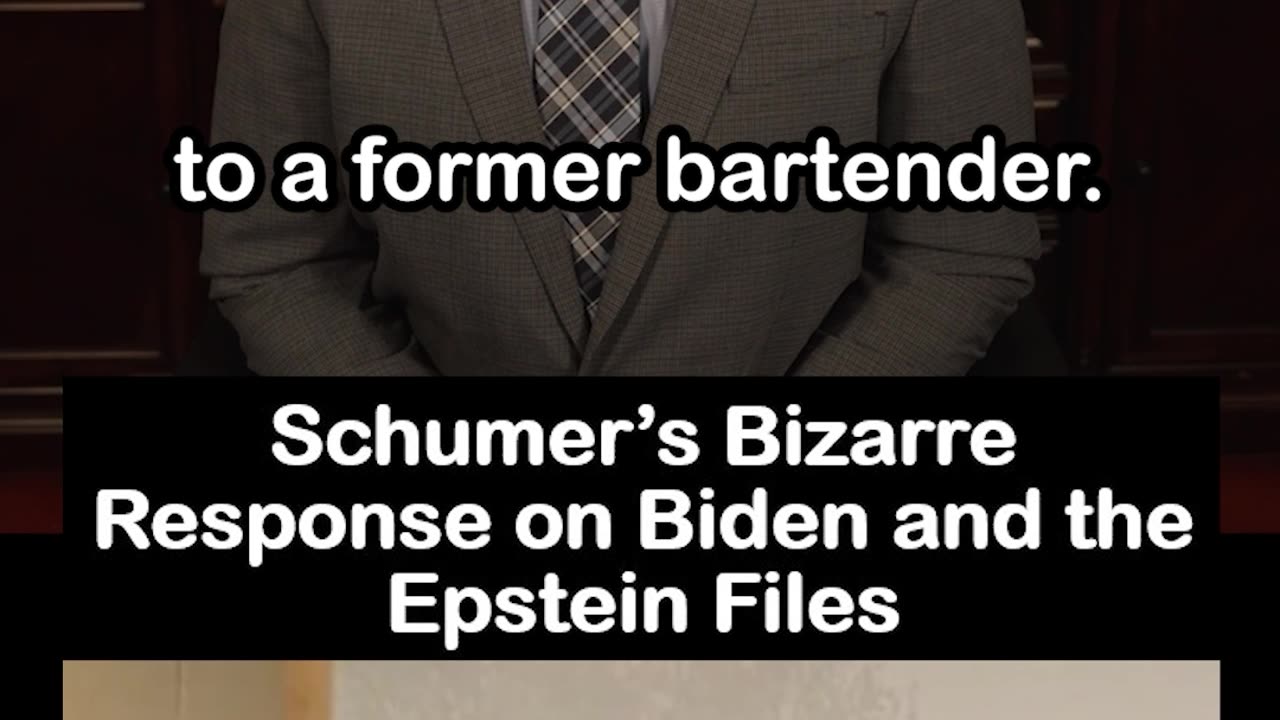 Schumer’s Strange Response on Epstein Files