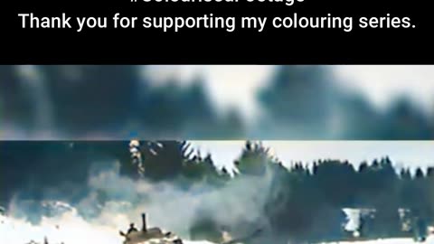 Frozen Challenge Tank Mobility Test in Snow #ColourisedHistory