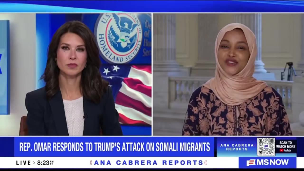 D-Ilhan Omar Accuses Trump Of Being Racist Islamophobic