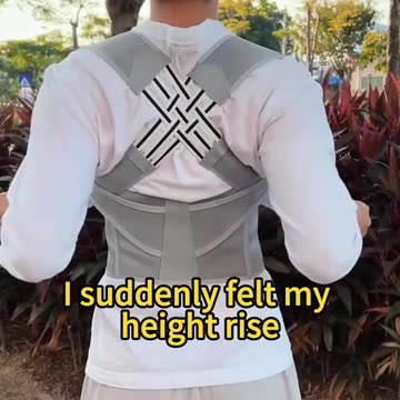 Adjustable Back Brace Posture Corrector – Shoulder Support & Pain Relief