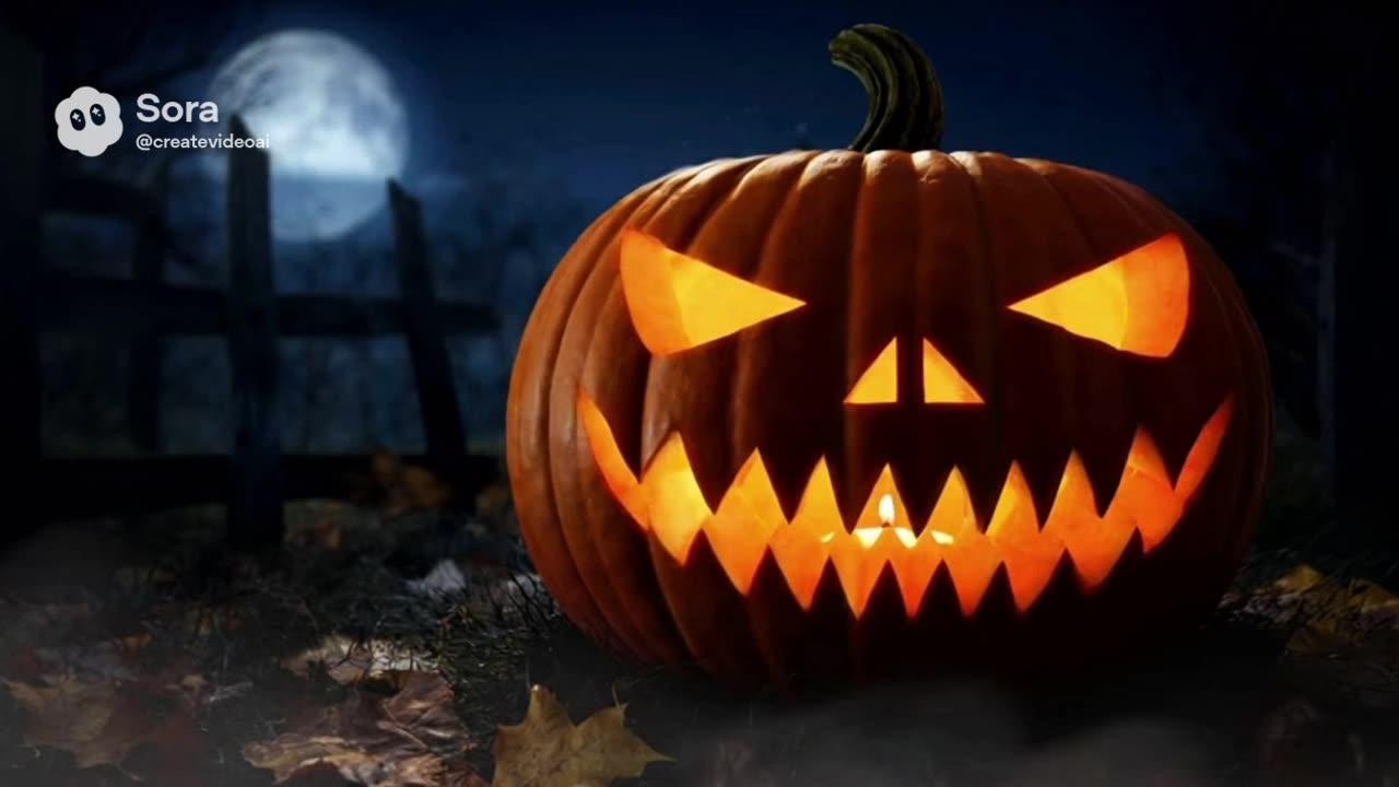 scary pumpkin Halloween🎃🎃