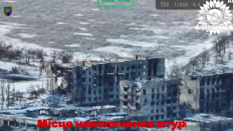 Ukrainian Mig-29 Dropping AASM-250 Guided Bombs into Russian Drone Base Inside Highrise Building