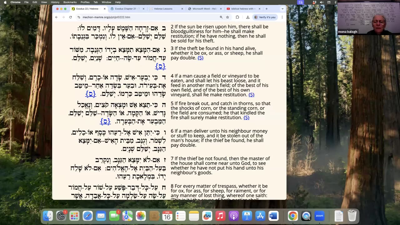 Parasha Mishpatiym: Exodus 21:1-24:18