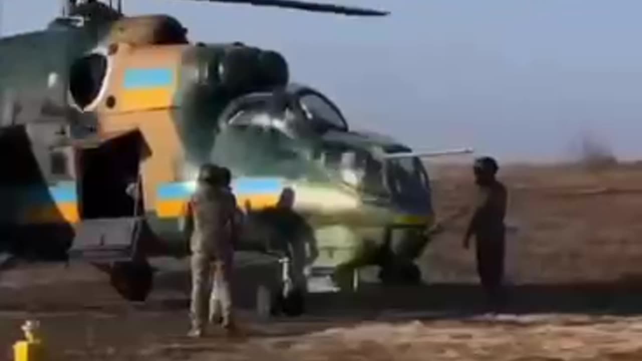 🚁🇺🇦🇲🇰 Footage of Mi-24V at work, which were transferred to Ukraine by North