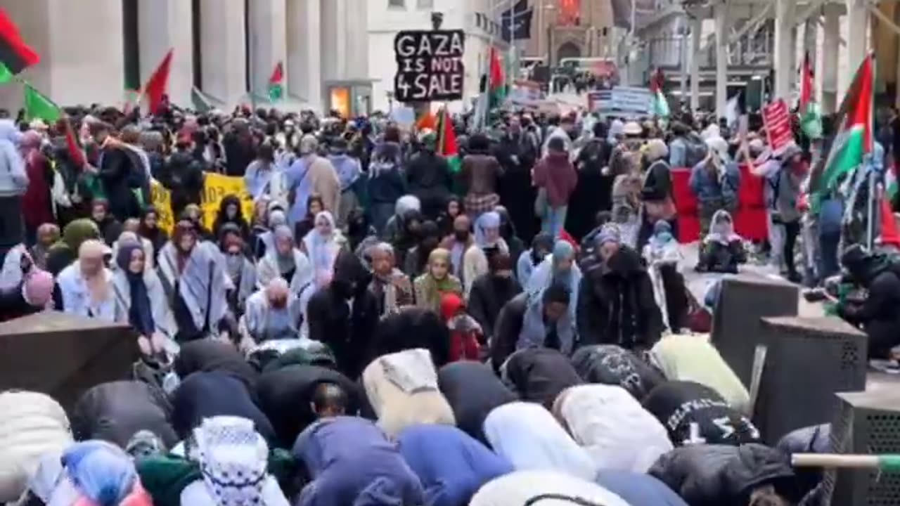 For All Trump's Talk, This Is Going On In Front Of Trump Tower