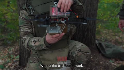 🇷🇺 🏹 🎬 Why does a drone need a finger cot and what are "frontline beads"?