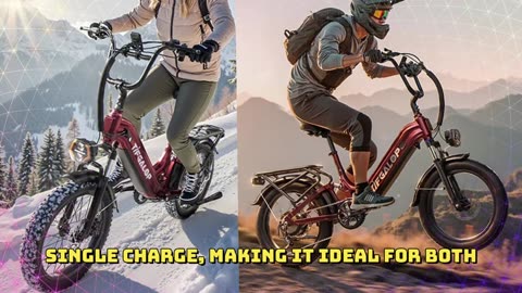 TIFGALOP XC20 Ladies Electric Bike 500W Motor 48V 20AH Battery 20 inch Electric Bike