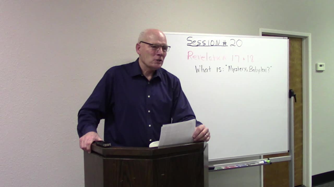 Session #20 End Times/Prophecy - Timeline of last seven years, part 4