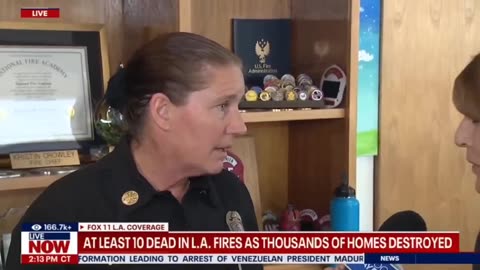 LA Fire Chief openly acknowledges that the city of Los Angeles failed both her and her department.