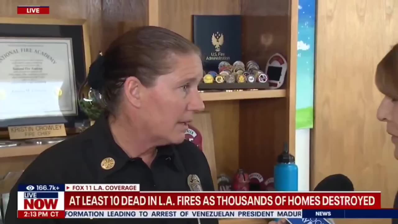 LA Fire Chief openly acknowledges that the city of Los Angeles failed both her and her department.