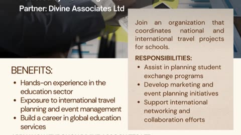 Global Opportunities with Divine Associates Ltd in Buenos Aires