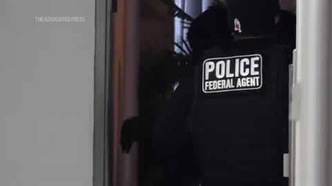 AP: Exclusive ride along with ICE agents as they make arrests in Maryland