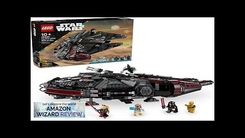 LEGO Star Wars The Dark Falcon Buildable Starship Star Wars Toy Vehicle Review