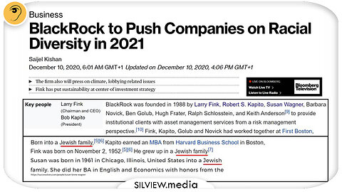 BLACKROCK buying a British political party like a family corner shop