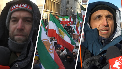 Des milliers de personnes se rassemblent à Montréal en soutien au peuple iranien