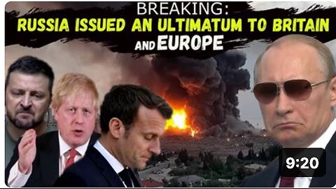 We Don't Negotiate With Criminals: RUSSIA Banned UK and Europe From Participating In Negotiations