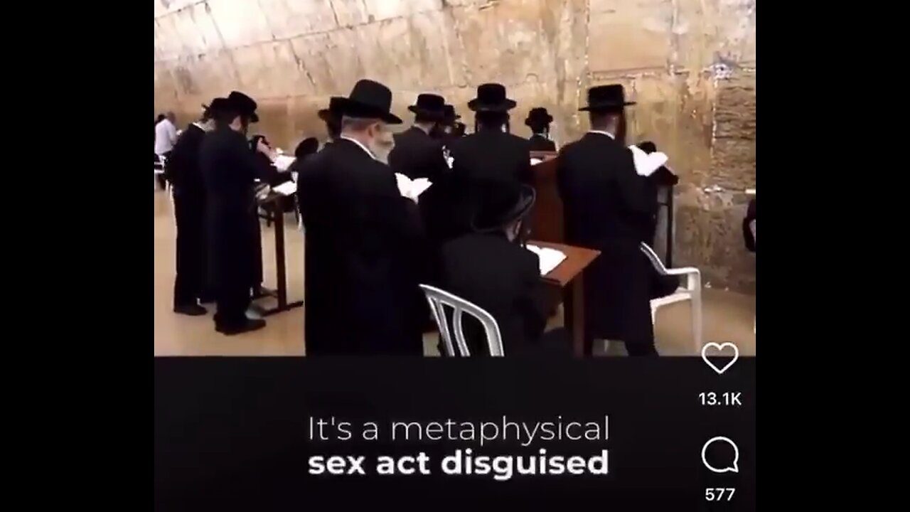 Because They're F##king The Shekhinah...