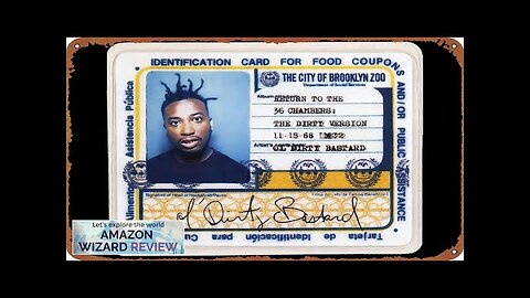 ODB ID Card Poster Metal Plaque Tin SignVintage Metal Pub Club Cafe Review