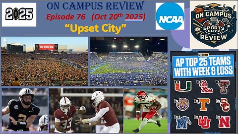 "UPSET City" - On Campus Review - October 20th 2025 | Episode 77