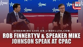 Rob Finnerty, Speaker Mike Johnson Live at Cpac