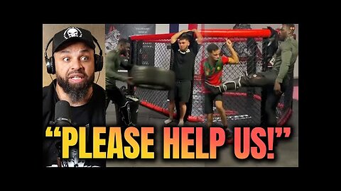 African MMA Trainer ASSAULTS his Trainees During Training!