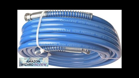 GDHXW 50FT Airless Paint Spray Hose Double Layer Braided Wire Upgraded 8500 Review