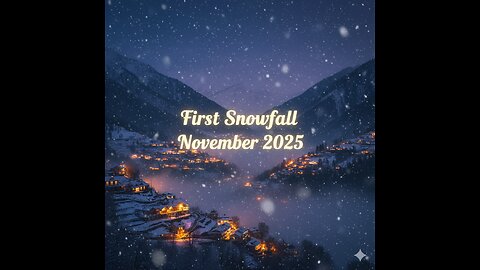 "Kalam Valley First Snowfall November 2025 ❄️ | Night Magic 🌙"