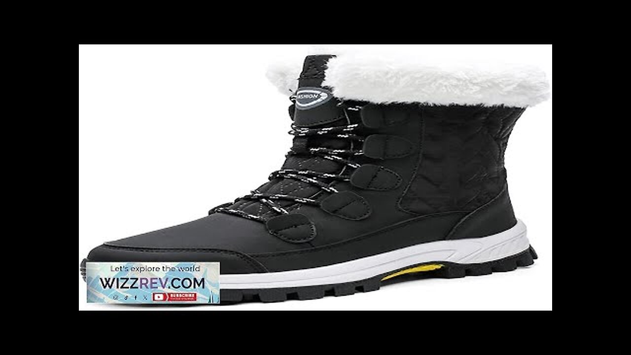 Womens Snow Boots Winter Waterproof Warm Fur Lined Mid Calf Booties Comfortable Review