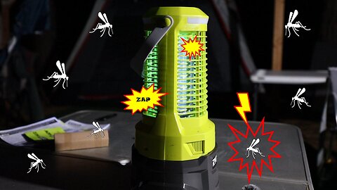Ryobi 18V ONE+ Bug Zapper Review and Unboxing