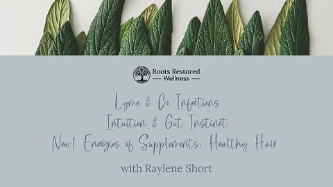 Lyme & Co-Infections; Intuition & Gut Instinct; Energies of Supplements Sessions