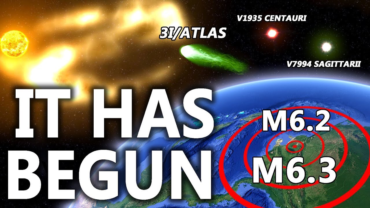 Two Stars EXPLODE and Two BIG Earthquakes Rupture as 3I/ATLAS is hit by CME 💥 This is Getting WEIRD