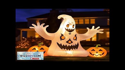 7.2FT Halloween Inflatables Decorations Outdoor Ghost Pumpkin: Scary Giant Blow Up Yard Review