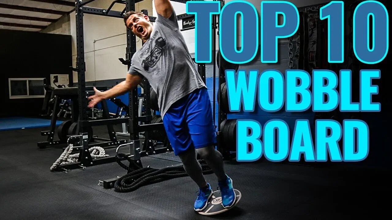 TOP 10 Wobble Board Exercises for Balance & Strength