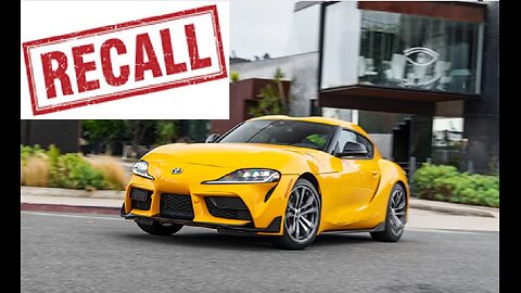Toyota Supra recalled with about 200k BMWs 