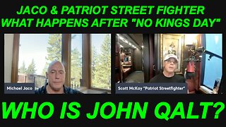 MICHAEL JACO & Patriot Street Fighter & I chat about No Kings & coming world events over coffee.
