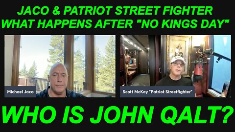MICHAEL JACO & Patriot Street Fighter & I chat about No Kings & coming world events over coffee.