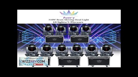 No Tax 10Pcs Moving Head Light 350W Sound Activated Strobe Lighting Review