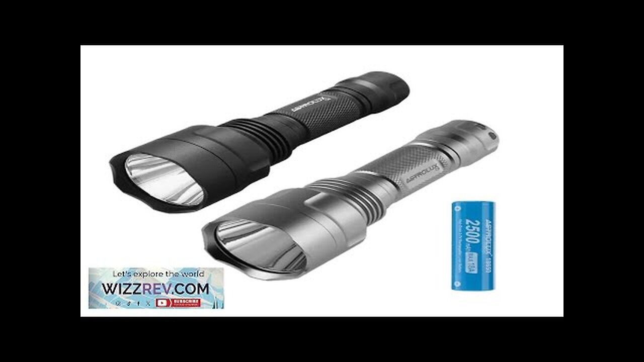 Astrolux® C8 SST40 2200LM 7/4modes A6 Driver Tactical LED Flashlight + 1Pcs Review