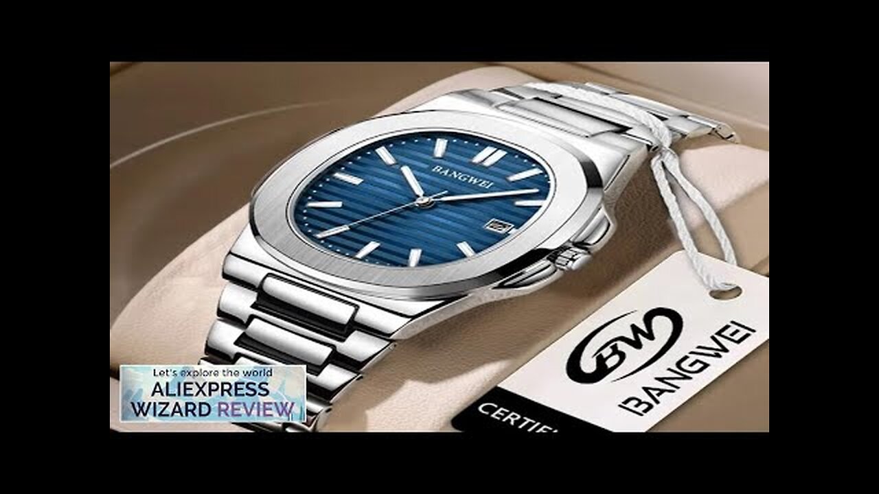 2024 New Luxury Men Quartz Watches 30M Waterproof Automatic Date Watch Man Review