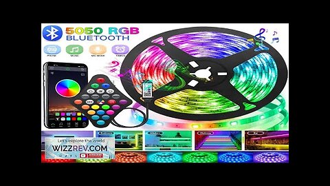 WS2812B 5050 RGB Bluetooth Led Strip Lights 1M-30M 5V USB led strip Review