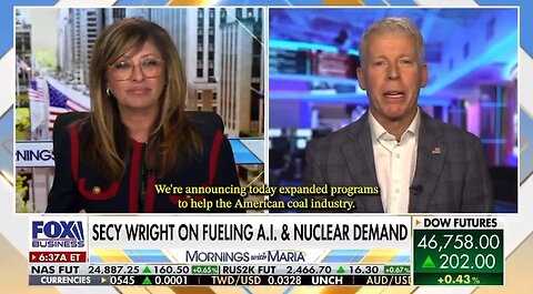 Dept. Energy is reinvigorating the American Coal Industry ⚡ Sec Chris Wright 