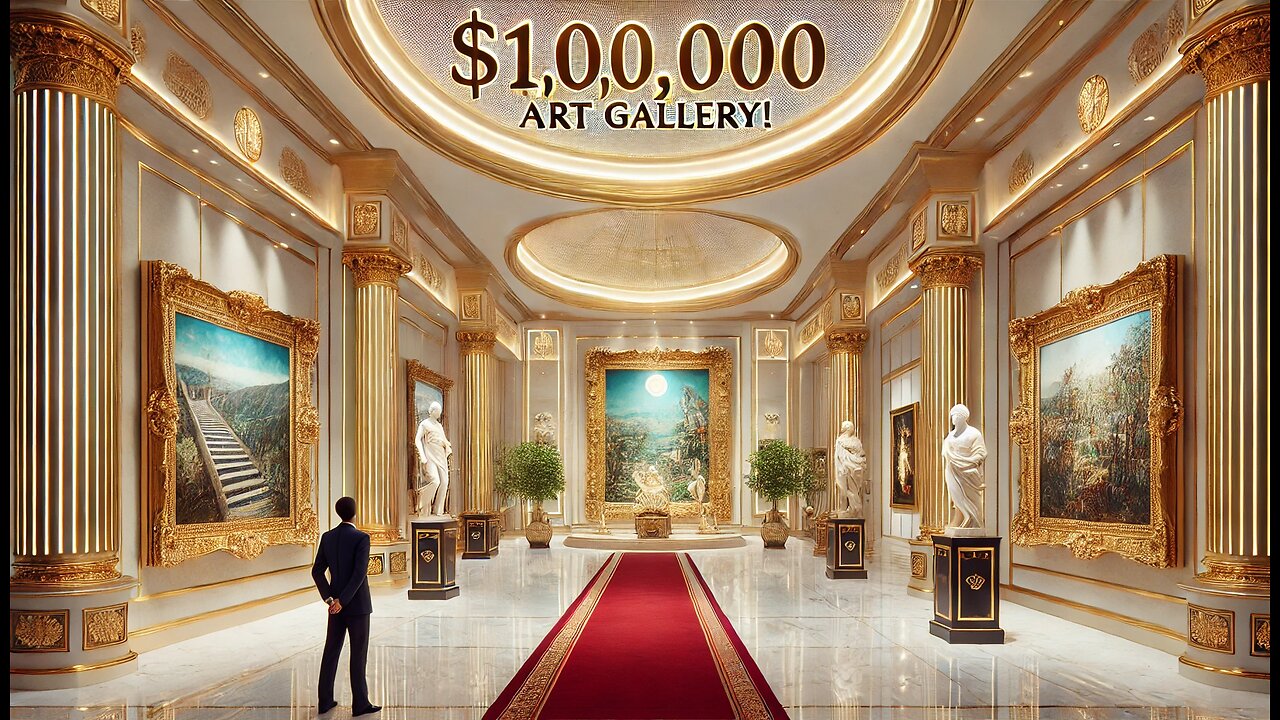 I Opened A $1,000,000 Art Gallery!